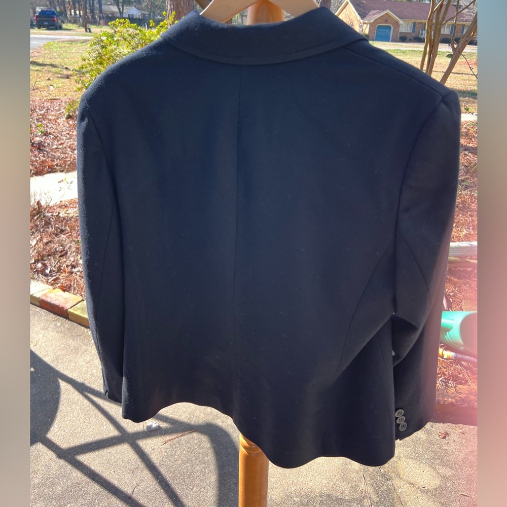 Pendleton Black Wool Blazer Size 14 - image 5